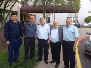 Birdamlik Xalq Demokratik harakati faollari va shoir Yusuf Juma